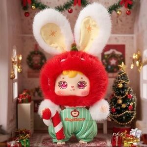 Samuel Merry Christmas Eve Plush Ornament - confirmed Apple Rabbit